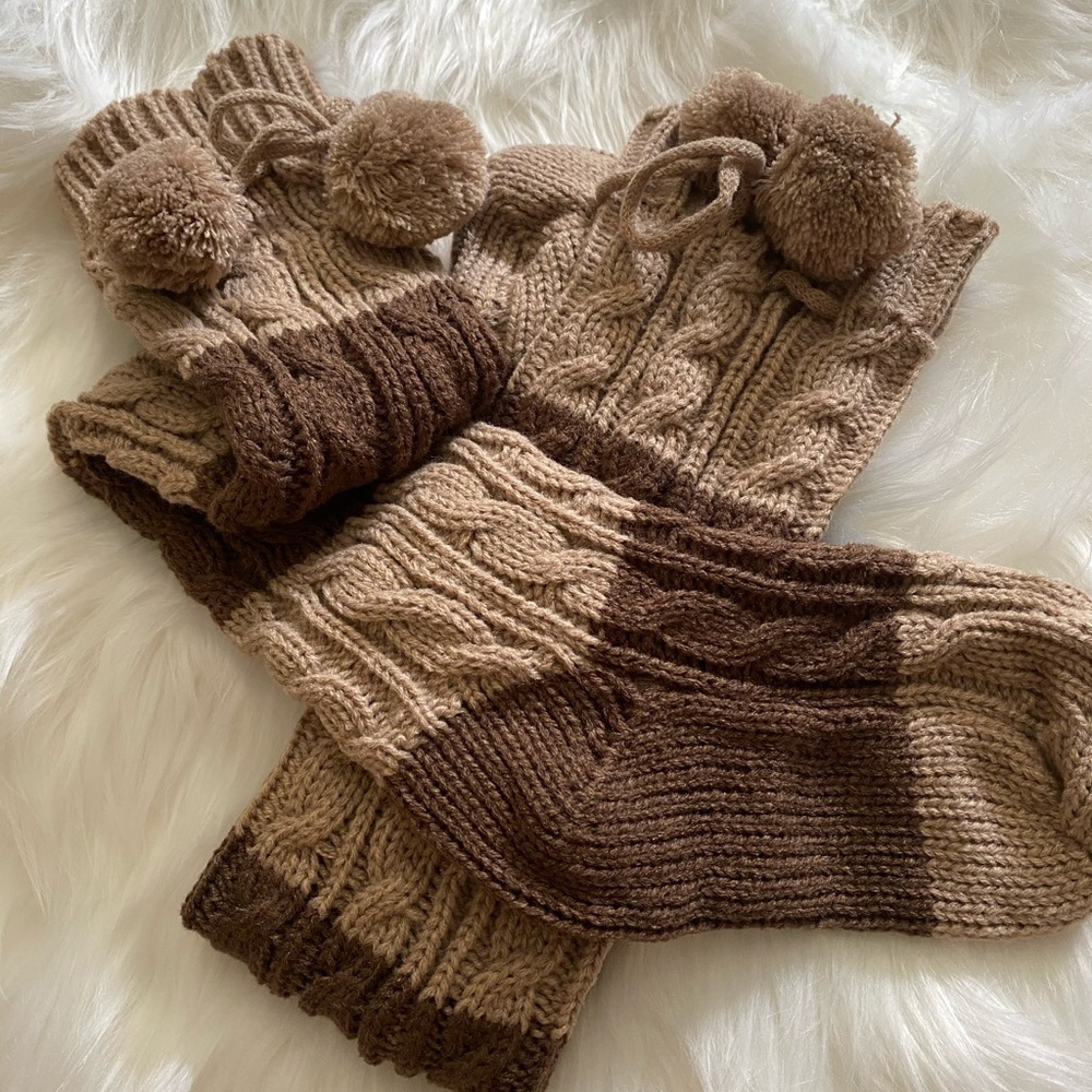 LAST ONE***Loungewear Cozy Chucky Knitted Socks - Picture 3 of 6